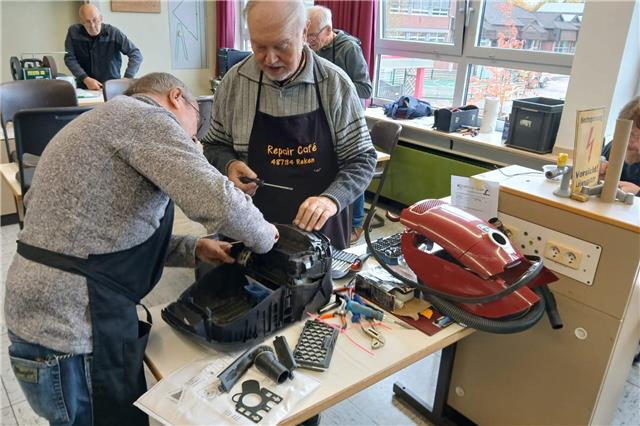 30 Staubsauger wurden im vergangenen Jahr vom Repair-Team repariert.