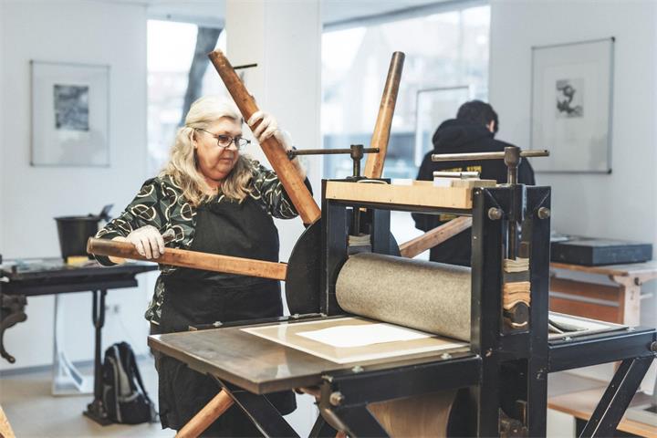 Am Samstag öffnet die Druckwerkstatt des FARB erstmals wieder ihre Türen. ©Mediamieze