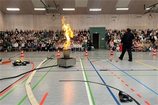 An der Andreas-Schule ging es eine Woche lang um das Thema Feuerwehr und Brandschutz.