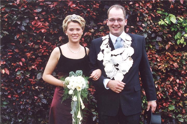 Andrea Boyer und Reiner Harks sind das Jubelkönigspaar 25 Jahre.