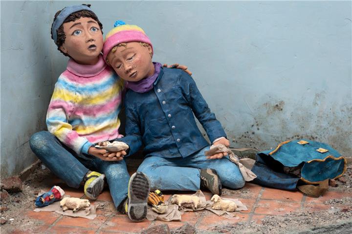 Auch Annette Hiemenz hat ihre szenische Darstellung „Hoffnung“ genannt.