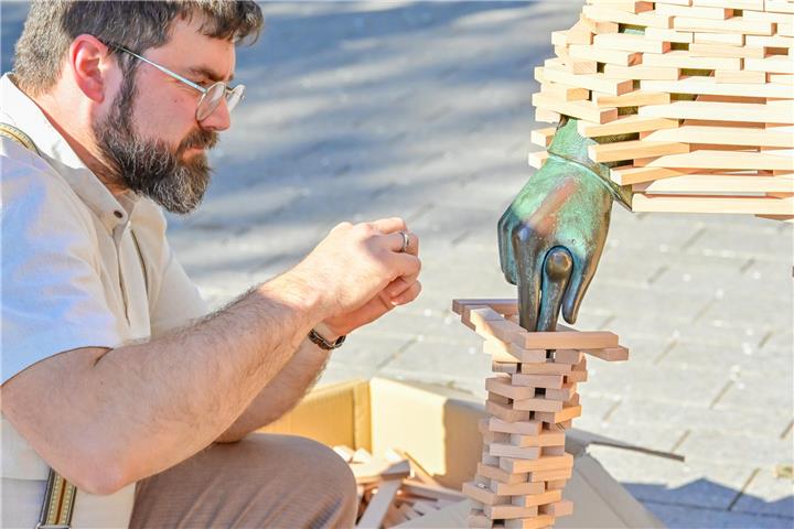 Spannende Kunstaktion