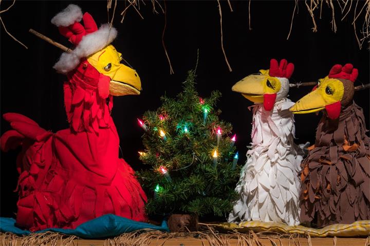 Das Figurentheater Hille Pupille präsentiert „Morgen kommt der Weihnachtshahn“