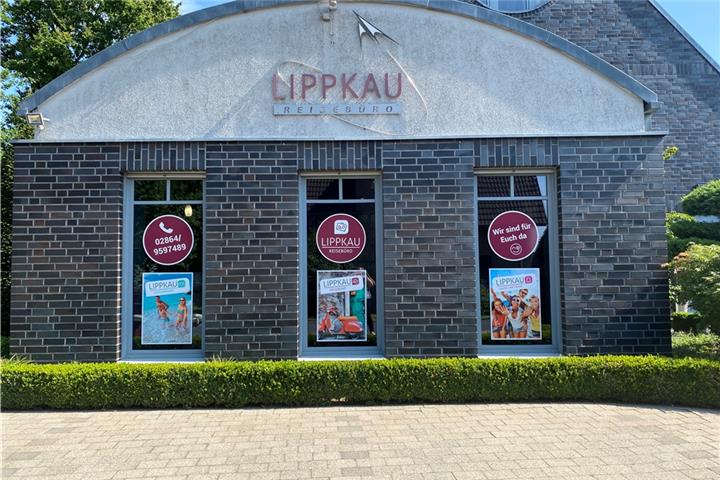 Das LIPPKAU Reisebüro befindet sich in Bahnhof Reken, Brügge 1a.