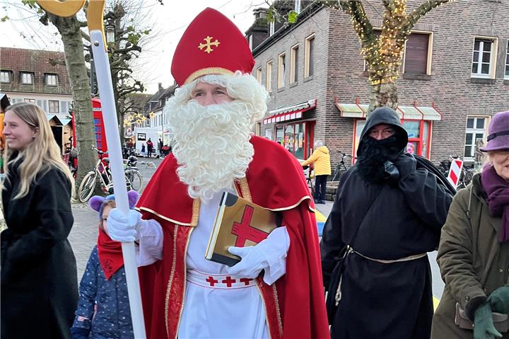 Der Nikolaus ist gern gesehener Gast.