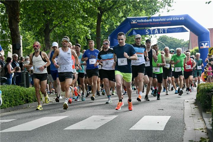 Der Raesfelder Volkslauf geht in die 38. Runde.Foto: Andresen