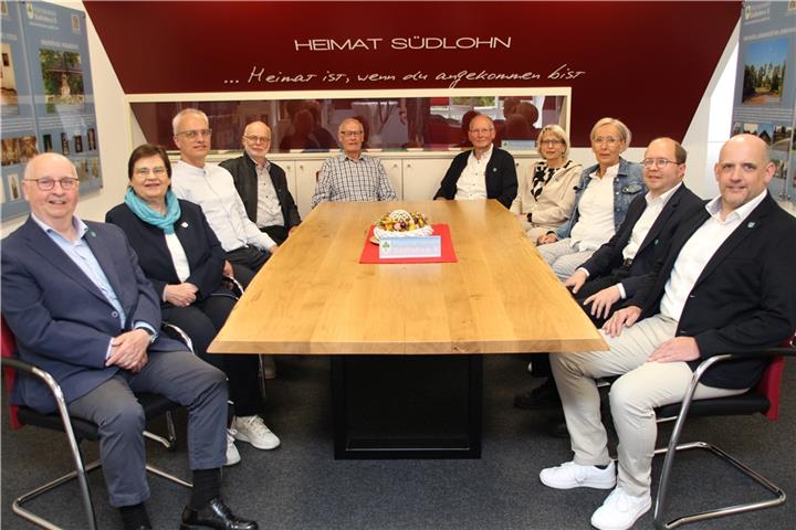 Heimatverein Südlohn in 2024 Der Vorstand des Heimatvereins.