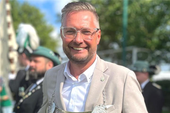 Der amtierende König Frank Gantefort.