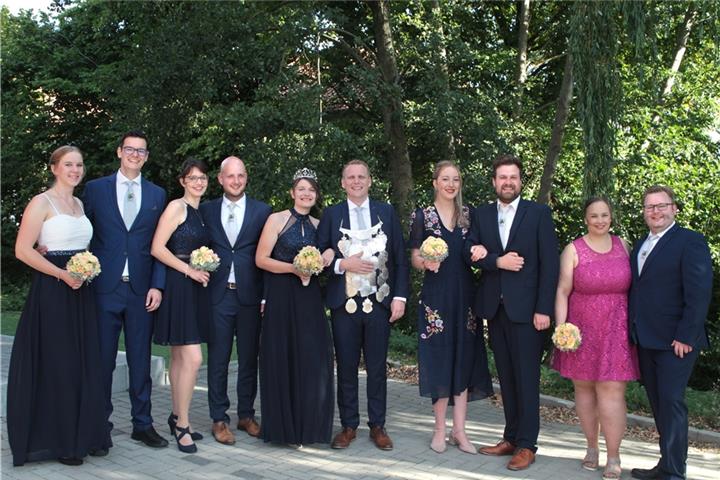 St. Vitus Schützen Südlohn feiern ihr Fest des Jahres Die einjährige Regentschaft des amtierenden Königspaares Christian Nagel und Bianca Hövel endet am Montag.