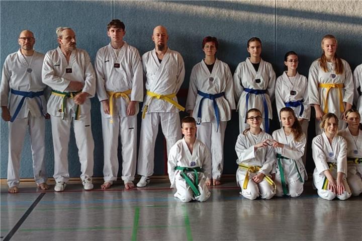 Die erfolgreichen Prüflinge des Taekwondo-Verein Borken.