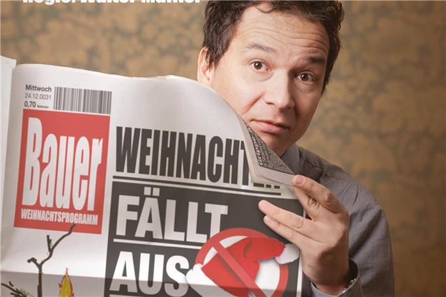 Ein Höhepunkt des Programms:Stephan Bauer mit „Weihnachten fällt aus“. 