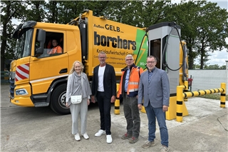 Elektrisch unterwegs für eine saubere Stadt. Foto: Stadt Borken