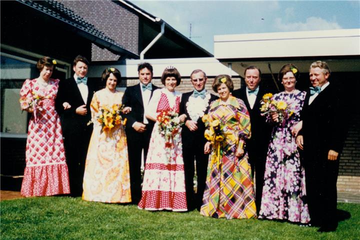 Goldenes Thronjubiläum: Vor 50 Jahren regierten Alfons Bußkamp und Else Derksen die Hovesather Schützen.