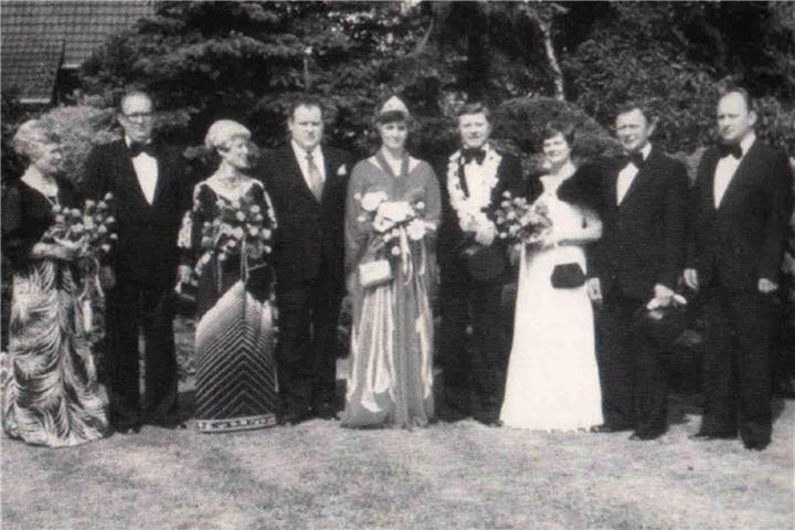 Goldenes Thronjubiläum: Vor 50 Jahren waren Clemens Seggebäing und Anni Lütkenhorst das Königspaar in Burlo.