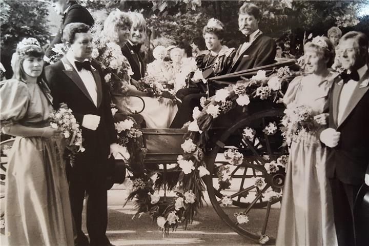 Heinrich Hagemann und Agnes Reufer waren das Königspaar vor 40 Jahren.