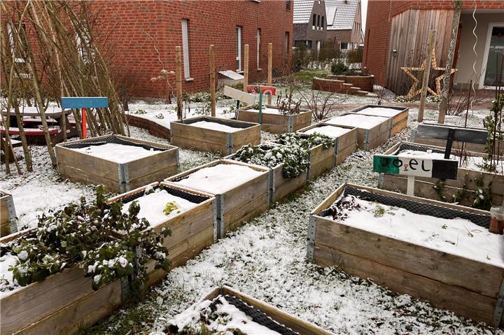 Im Frühjahr werden die Hochbeete von den Kindern wieder zum Leben erweckt.