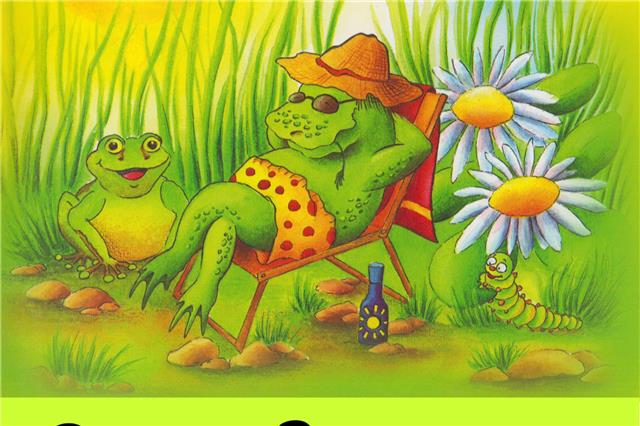 Im Mittelpunkt steht der kleine Frosch Alberto.