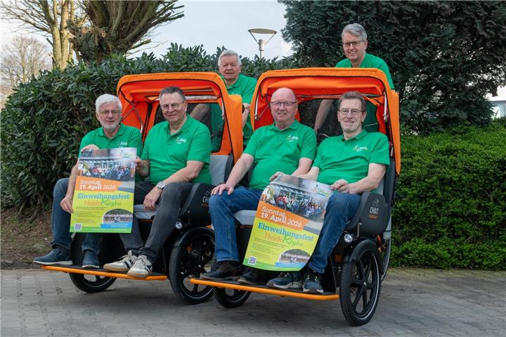 Im Vogelpark am Seniorenzentrum werden am Maibökendag die Rikschas eingeweiht. Foto: BZ
