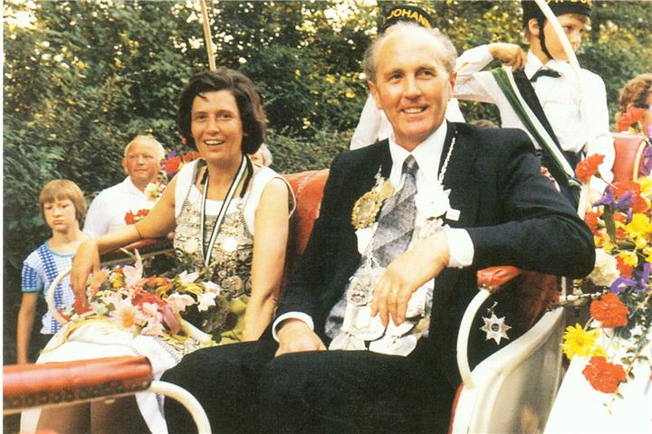 Josef Jungeblut und Maria Schweer waren 1976 das erste Kaiserpaar Borken.
