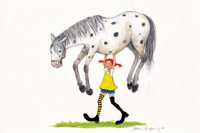 Katrin Engelking, Pippi Langstrumpf 2020.© The Astrid Lindgren Company