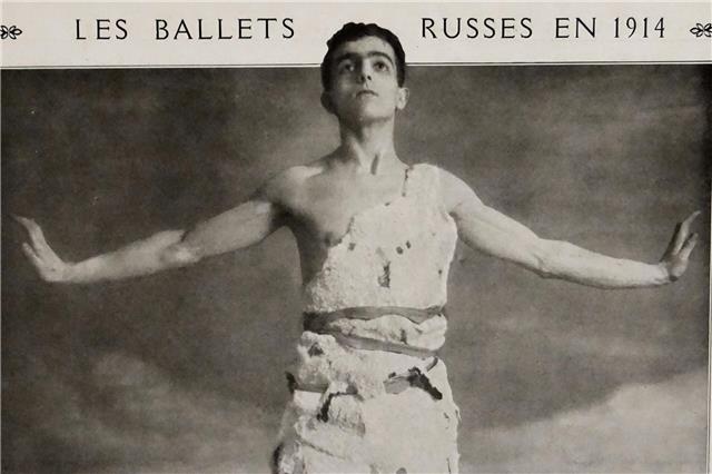 Léonide Massine auf dem Cover des Journals Comeodia Illustre als Josef in dem Stück „Josephs Legende“ aus dem Jahr 1914. Fotograf: Rudolf Dührkoop