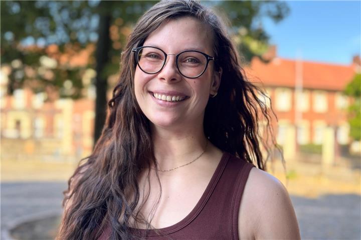 Leonie Pöpping aus Klein-Reken startet im September mit dem EFL-Masterstudiengang. Foto: Bischöfliche Pressestelle / Gudrun Niewöhne