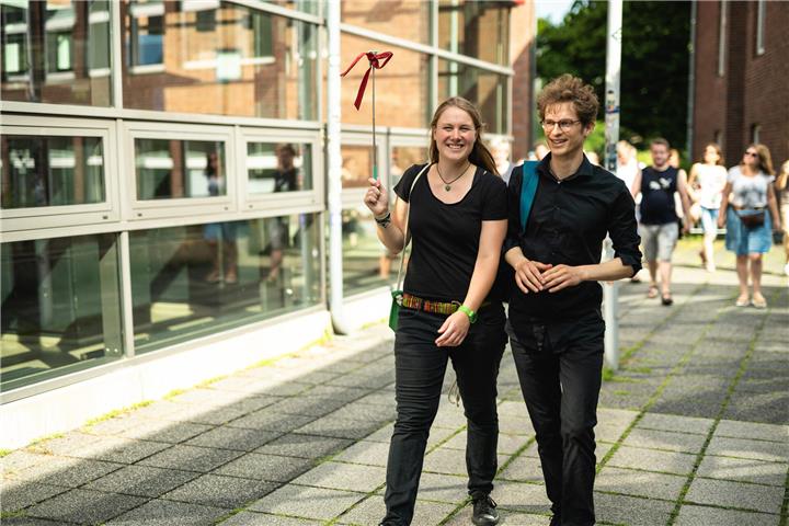 Mit dem Impro-Theater durch Borken. © Michael Mücke