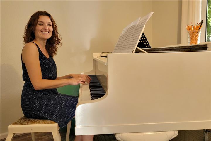 Musikgeragogin Annika Stegger.