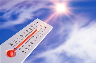 Rund 35 Grad auch diese Woche wieder in der Region: Die Sonne brennt.