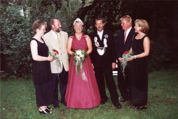 Silbernes Thronjubiläum: Vor 25 Jahren regierten Josef Benson und Heike Kleimann in Klein Reken.