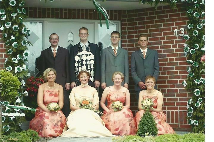 Silberthron: Andreas Doods regierte mit Monika Ehbing vor 25 Jahren in Nichtern.