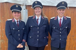 Spielmannszug Ramsdorf: Gewinner der Voting-Aktion mit neu angeschafften Uniformen.