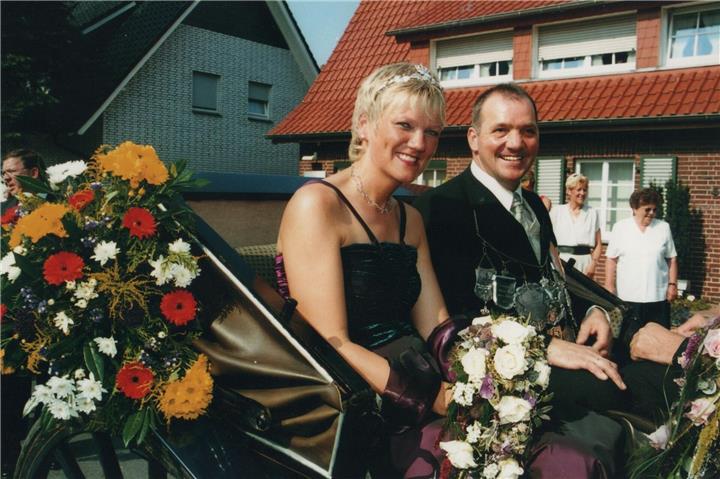 Vor 25 Jahren: Günter Späker und seine Königin Mathilde Seggebäing.