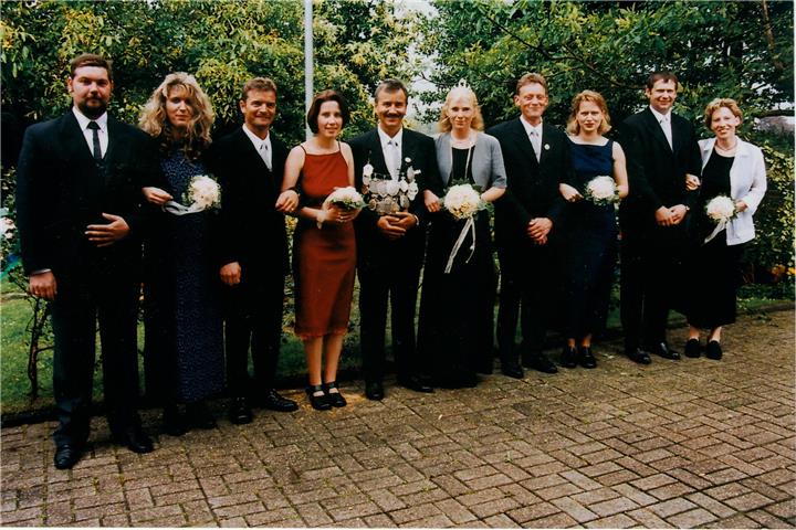 Vor 25 Jahren: Hubert Wolter und Conny Kloer waren das Königspaar im Jahr 2000.