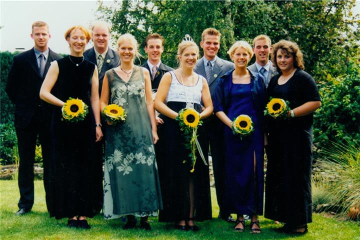 Vor 25 Jahren: Silbernes Thronjubiläum haben Dirk Hüttemann und Jutta Franz.