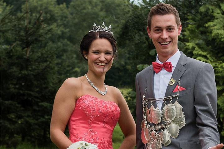 Vor zehn Jahren: Das Königspaar Marvin Speikamp und Sarah Vehlken.